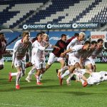 Il Milan festeggia l'ingresso in Champions League.