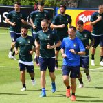 La Nazionale italiana si allena in vista di Euro 2021.