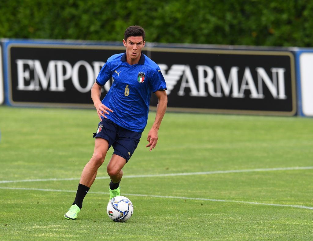 Matteo Pessina con la maglia azzurra
