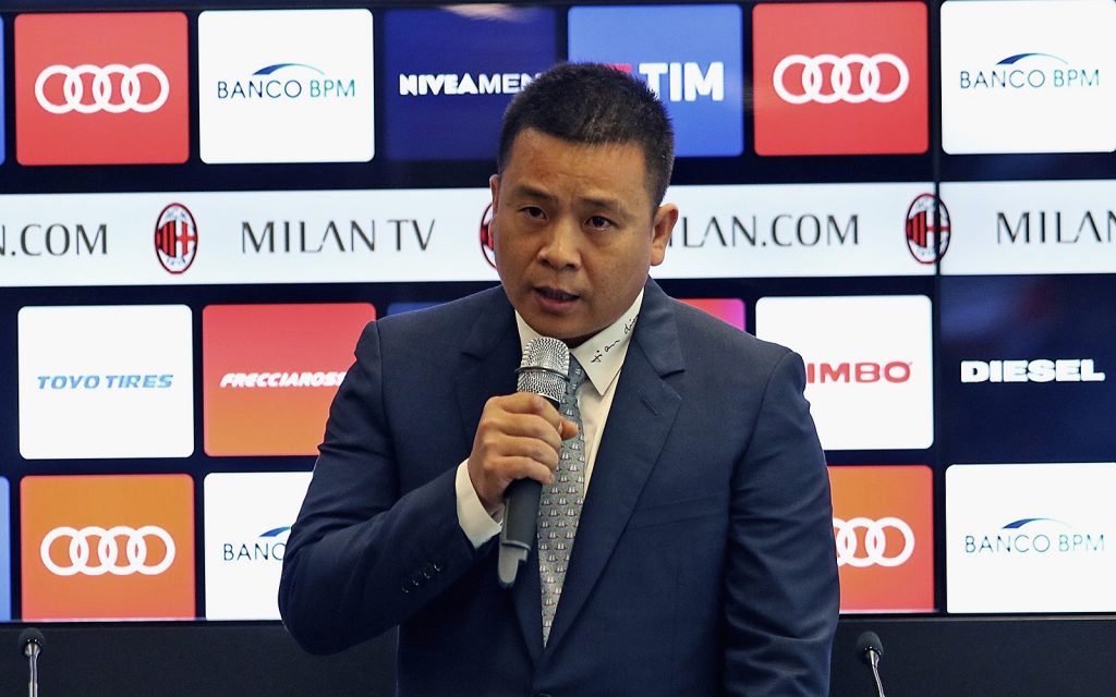 Yonghong Li, ex presidente del Milan "delle cose formali"