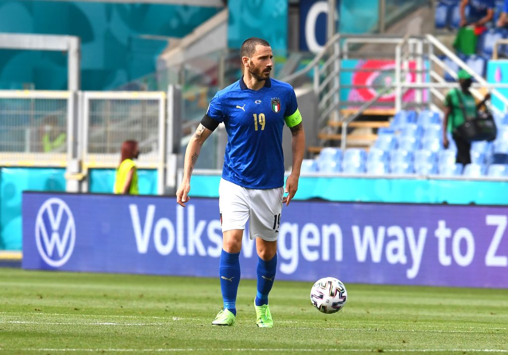 Bonucci con la maglia della Nazionale