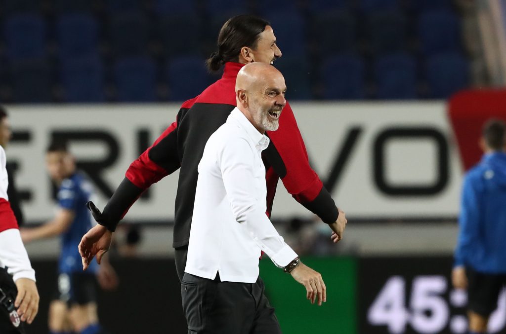 Zlatan Ibrahimovic e Pioli