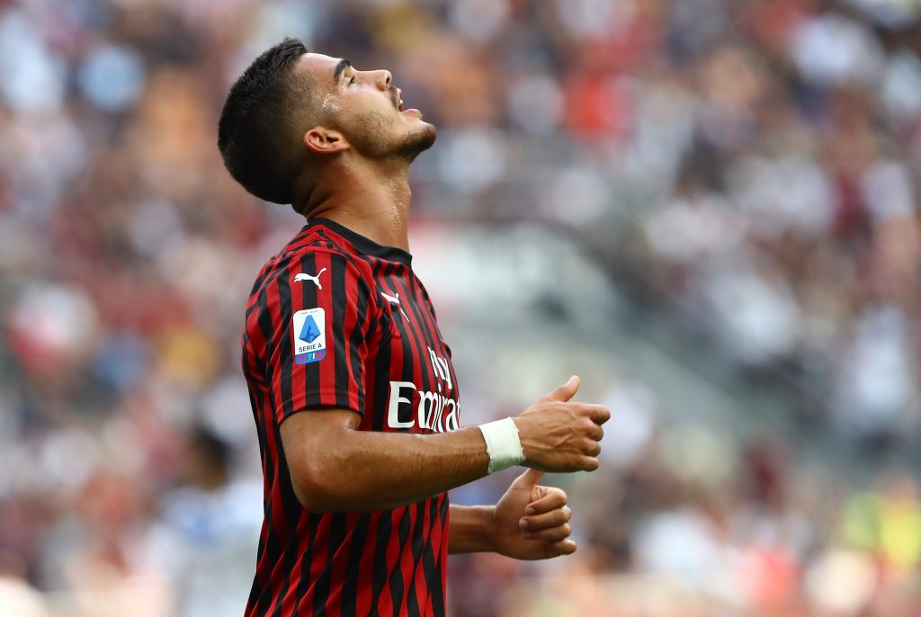 André Silva con la maglia del Milan