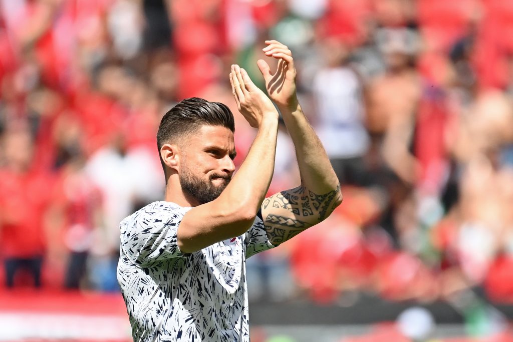 Olivier Giroud, nuovo giocatore del Milan