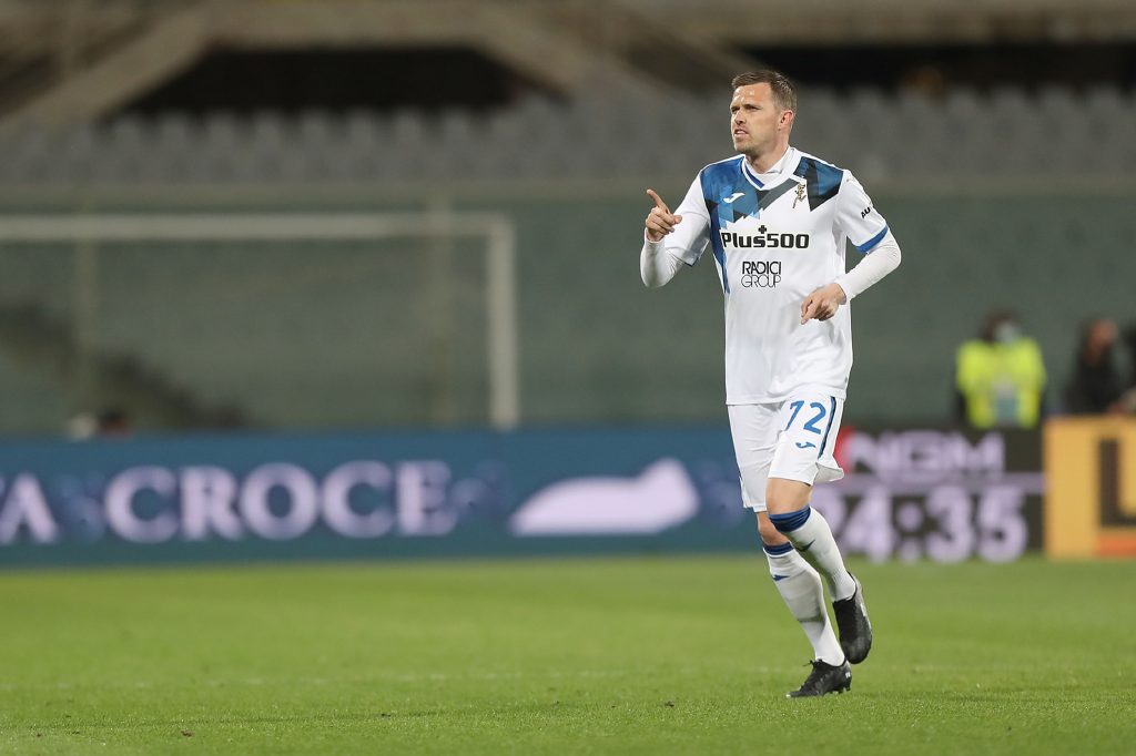 Josip Ilicic in azione con la maglia dell'Atalanta