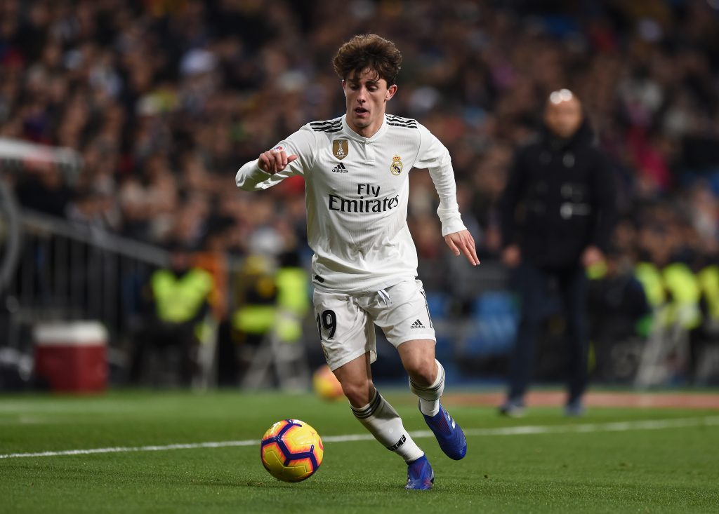 Alvaro Odriozola, terzino Real Madrid, obbiettivo Milan