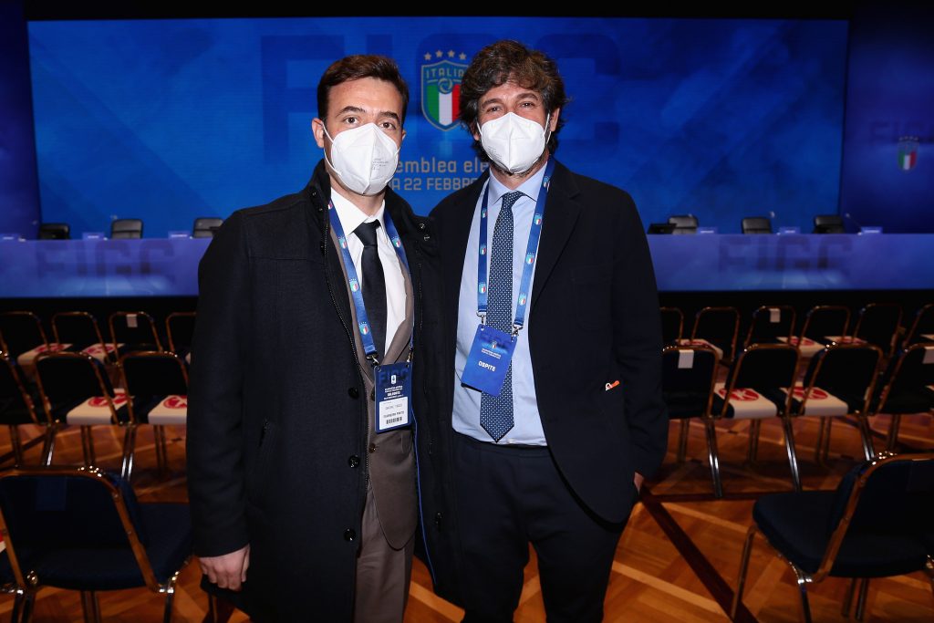 Tiago Pinto in compagnia di Demetrio Albertini