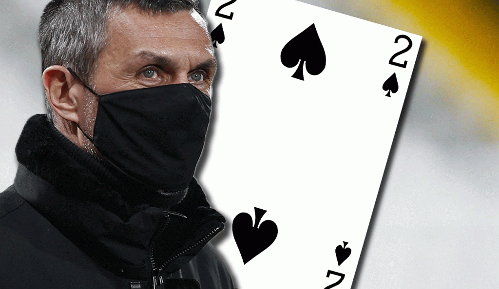 Pesante due di picche per Paolo Maldini