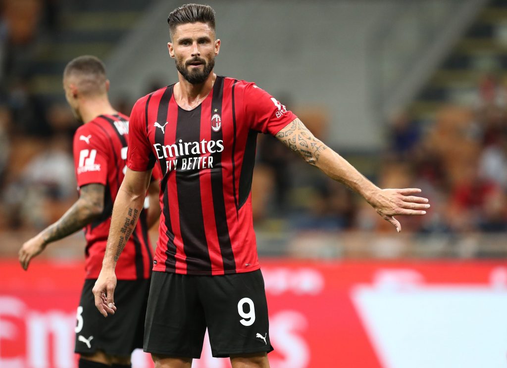 Olivier Giroud, attaccante rossonero