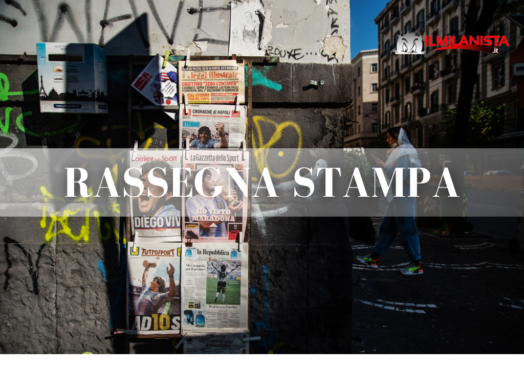 La rassegna stampa rossonera di giornata.