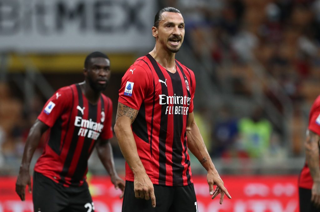 Zlatan Ibrahimovic, in campo a San Siro