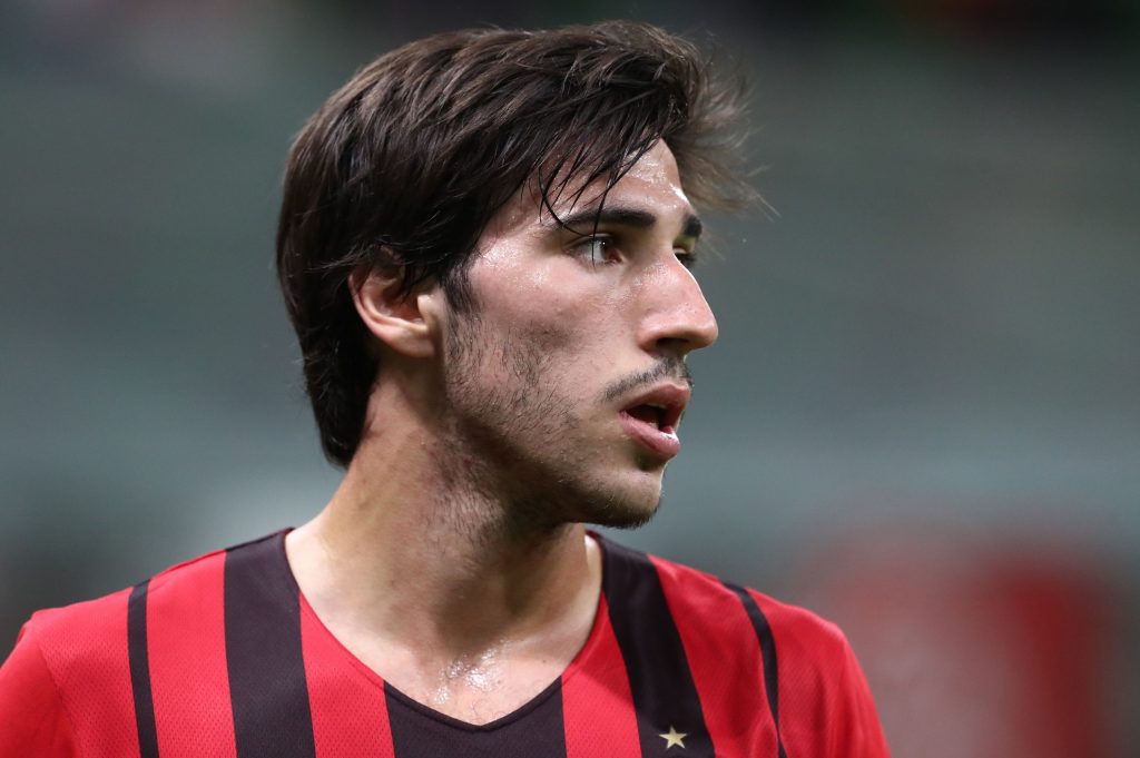 Sandro Tonali, centrocampista del Milan