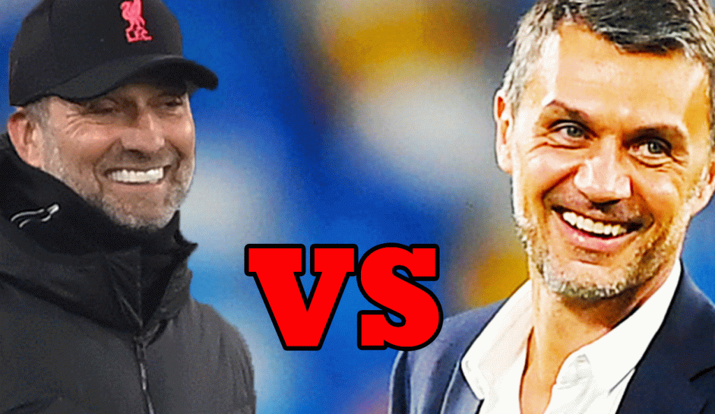 Jurgen Klopp e Paolo Maldini