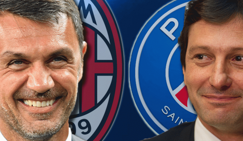 Paolo Maldini e Leonardo Psg