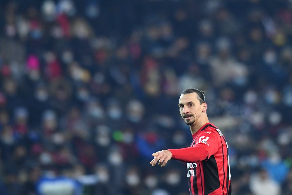 Zlatan Ibrahimovic in azione.