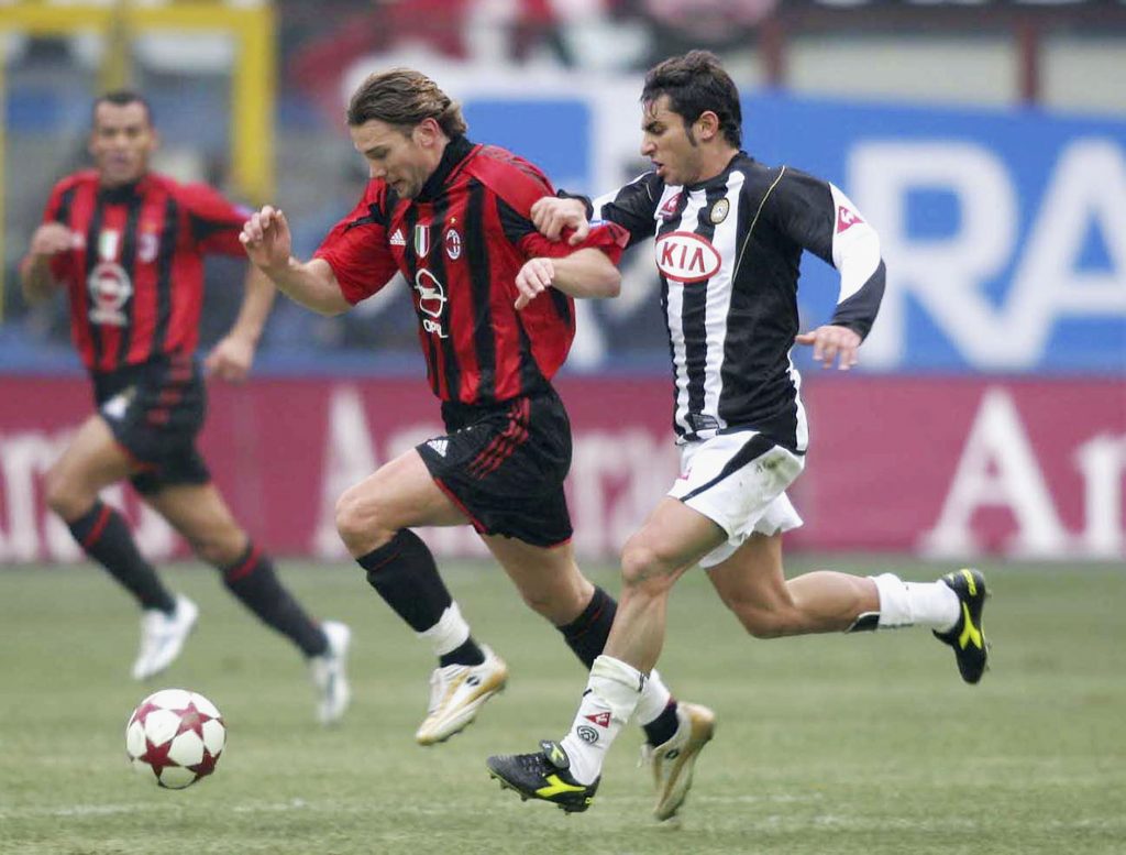 Un frame di Milan VS Udinese del 2005