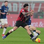 Sandro Tonali in contrasto con Marcelo Brozovic