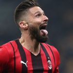 L'esultanza di Olivier Giroud nel derby