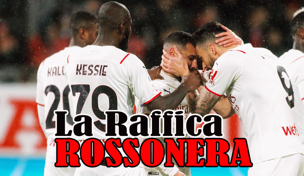 Raffica rossonera 20 marzo 2022