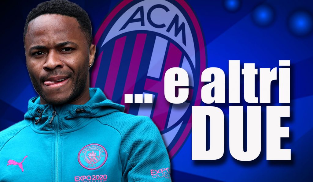 Sterling e altri due acquisti per il Milan