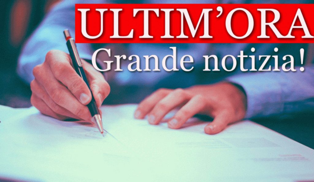 Ha detto sì, firma vicina