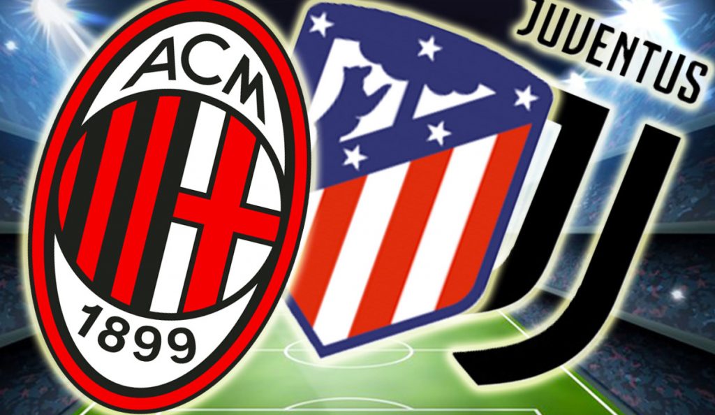 Intreccio con Atletico Madrid e Vecchia Signora