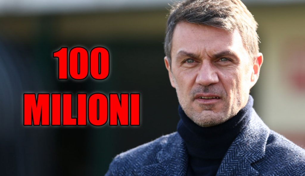 100 milioni per il mercato rossonero