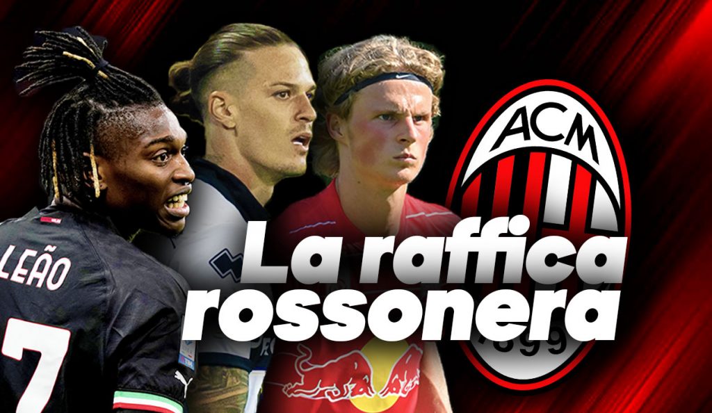 Calciomercato Milan, raffica di news: Leao e non solo.