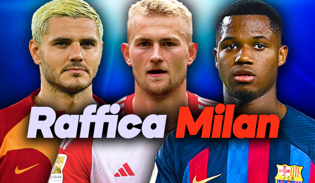 Mercato Milan, news su Icardi, De Ligt, Ansu Fati e non solo.