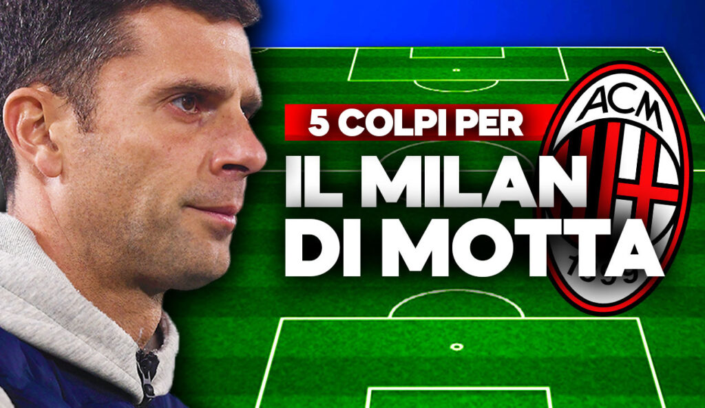 Le ultime news sul calciomercato del Milan con Thiago Motta in panchina.