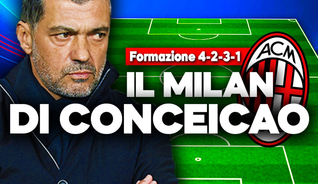 Milan News, la nuova formazione rossonera con Conceicao in panchina.