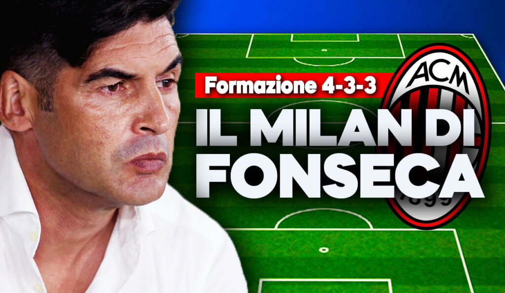 Calciomercato Milan, news sulla formazione di Fonseca.
