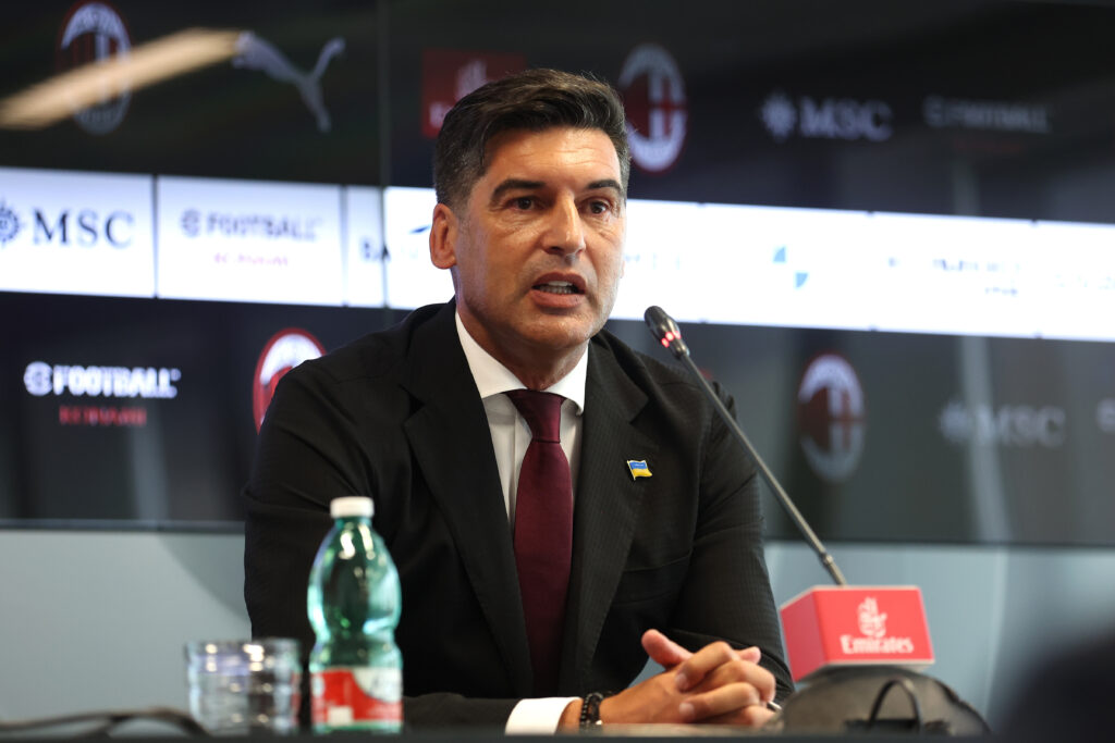 Fonseca in conferenza stampa.