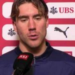 Dusan Vlahovic, obiettivo di calciomercato del Milan dalla Juventus.