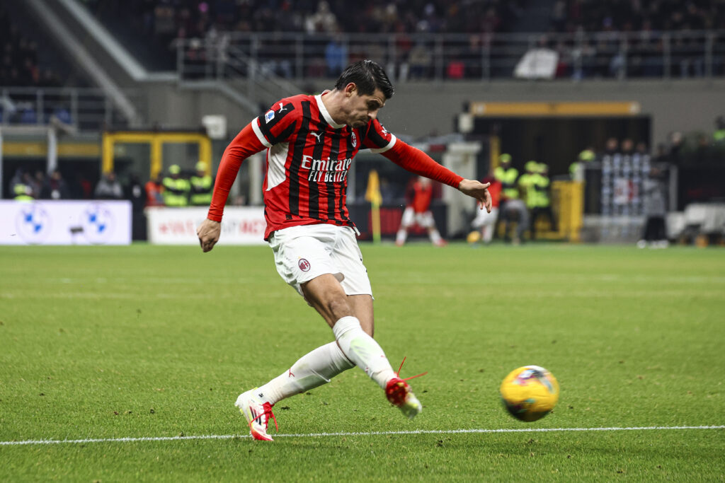 Morata, calciatore di proprietà del Milan