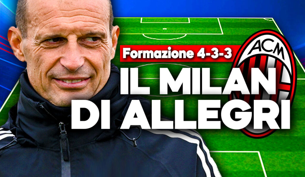 Calciomercato Milan, news sulla formazione con Allegri.