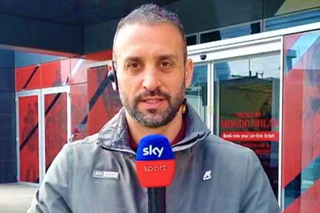 Manuele Baiocchini, giornalista di Sky Sport.