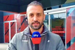 Manuele Baiocchini, giornalista di Sky Sport.