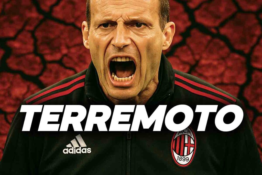 Milan, news di calciomercato sul possibile terremoto di Allegri.